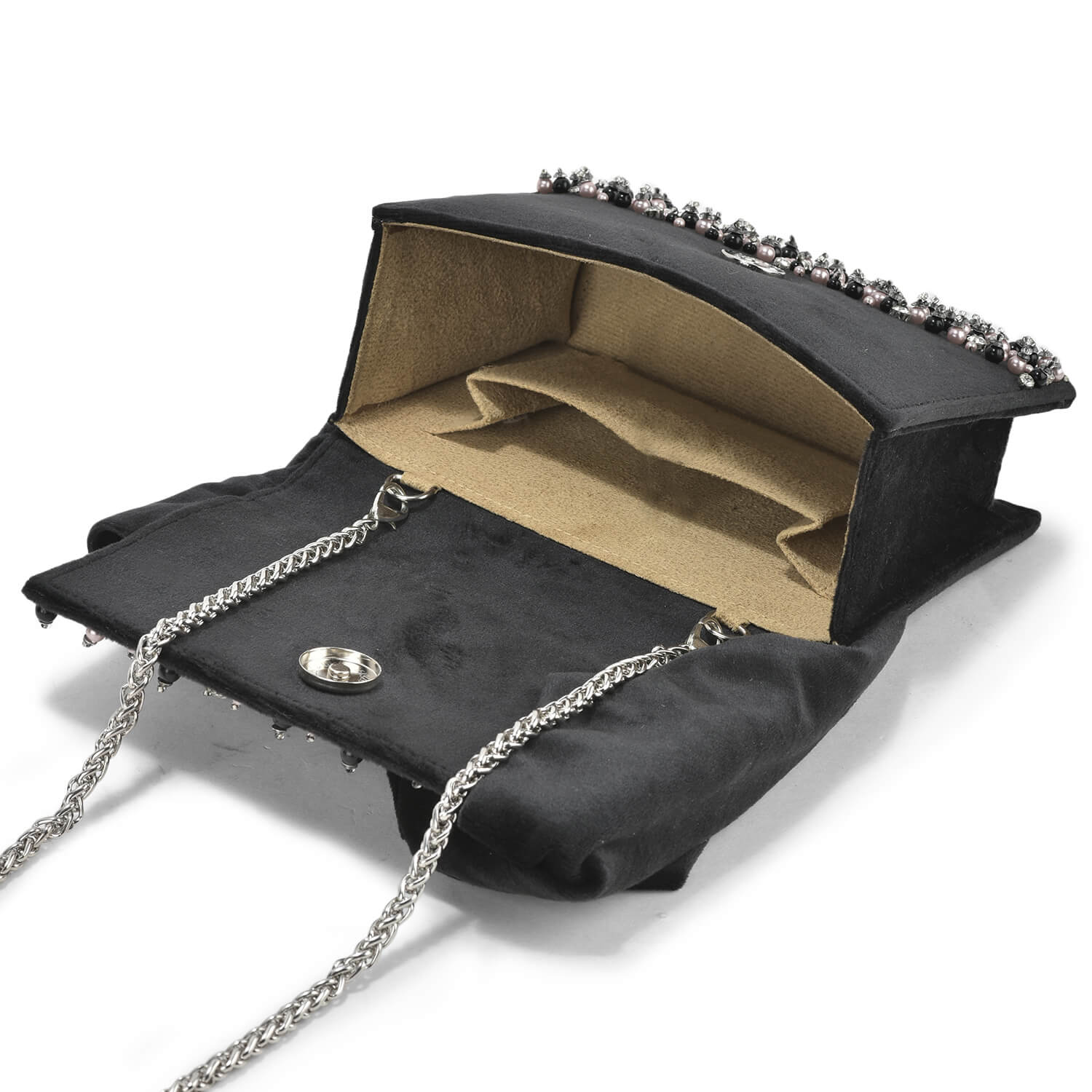 "Venti Stud Bag - Black "