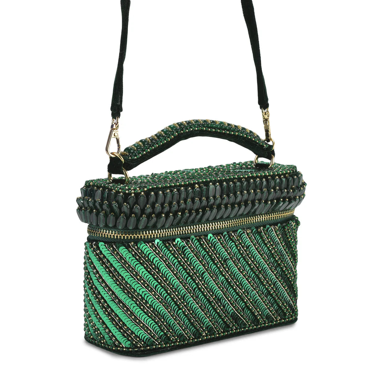 Laura Green Cube Bag