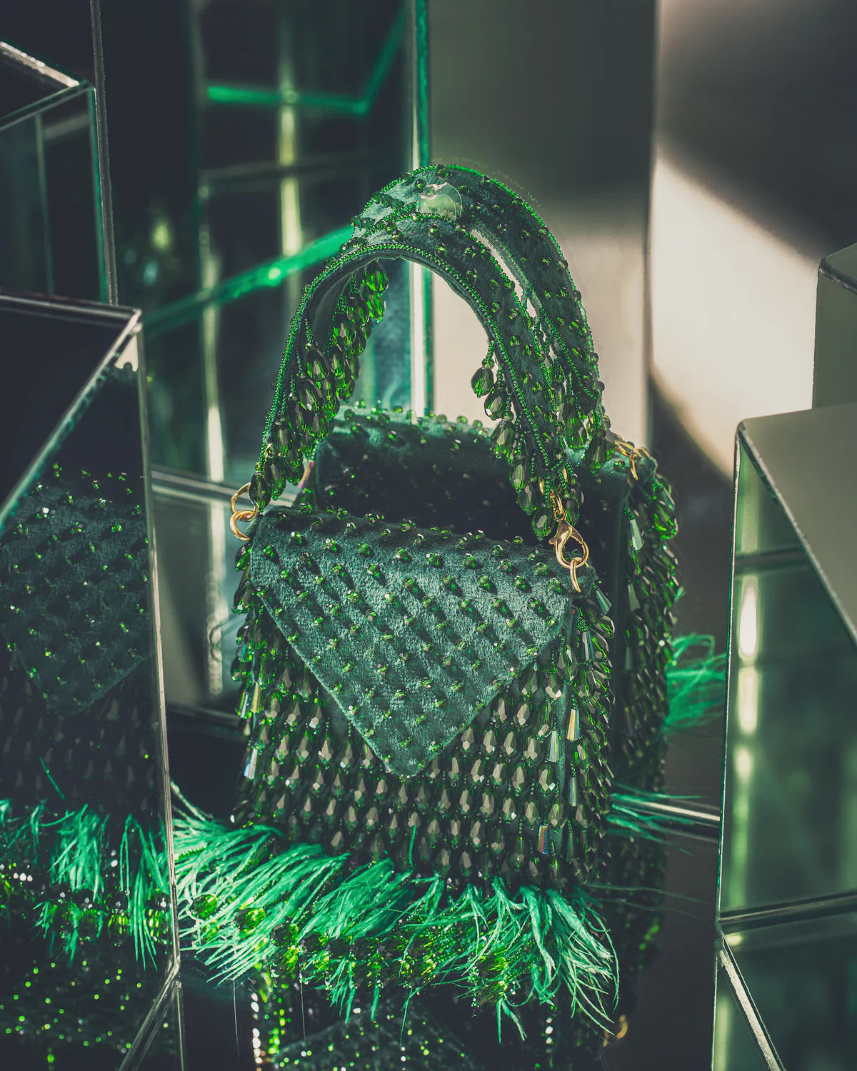 Crystal Micro Bag - Green