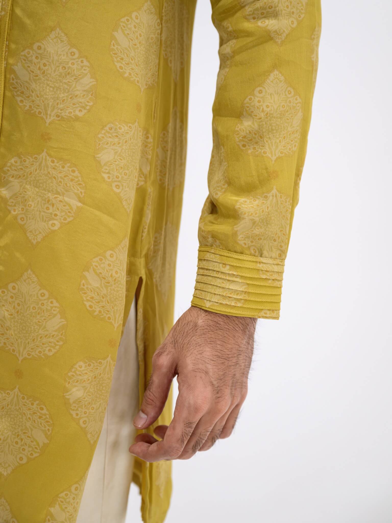 Rang 2.0 Mustard Pintuck Kurta Set