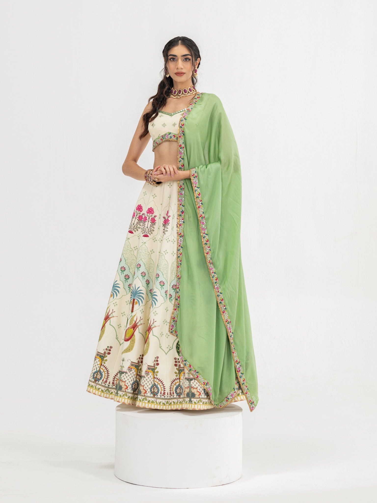 Rang 2.0 Cream Lehenga Set