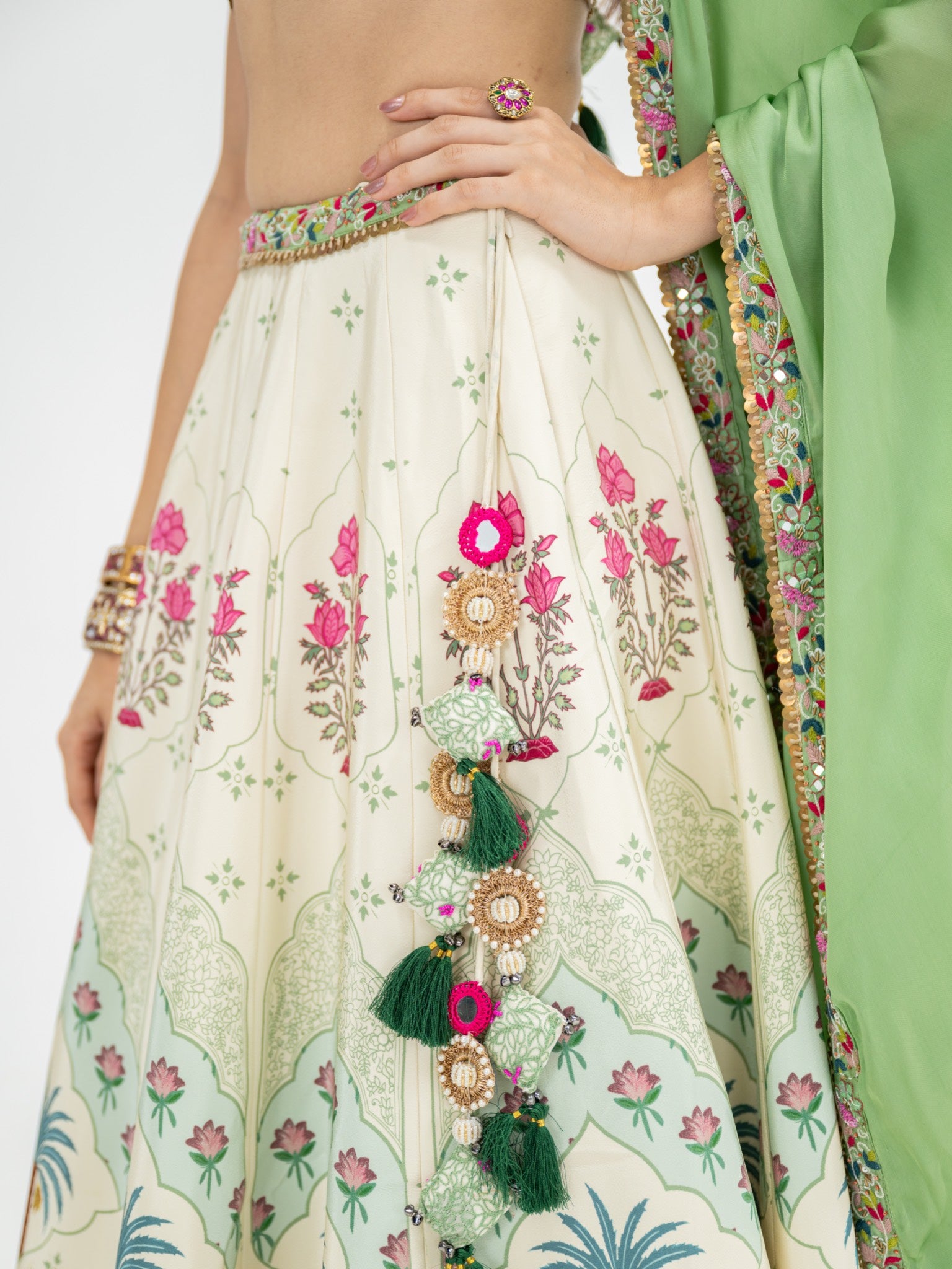 Rang 2.0 Cream Lehenga Set