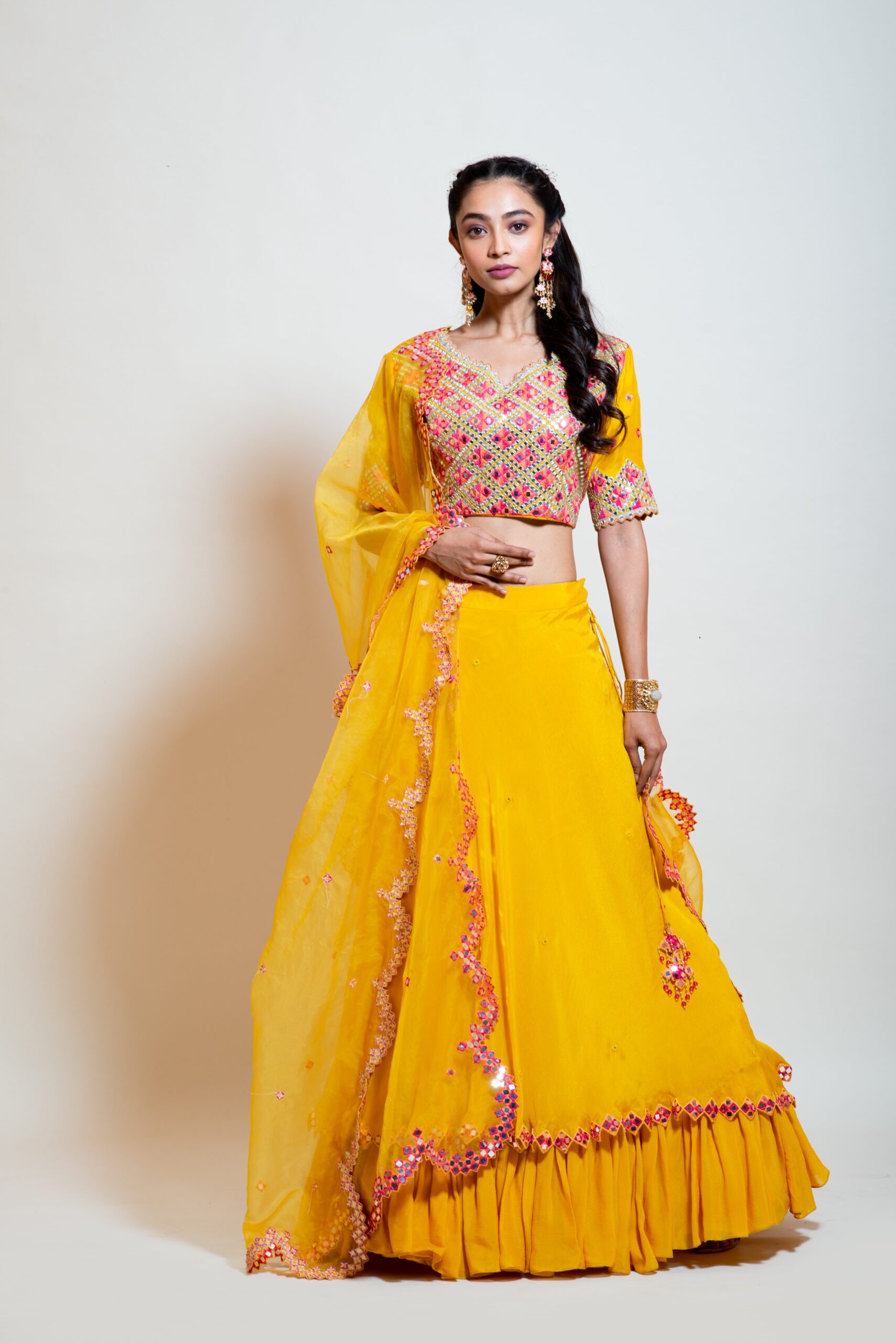 Buy Grey Net Hand Work Double Layer Lehenga N Choli With Dupatta Wedding  Wear Online at Best Price | Cbazaar